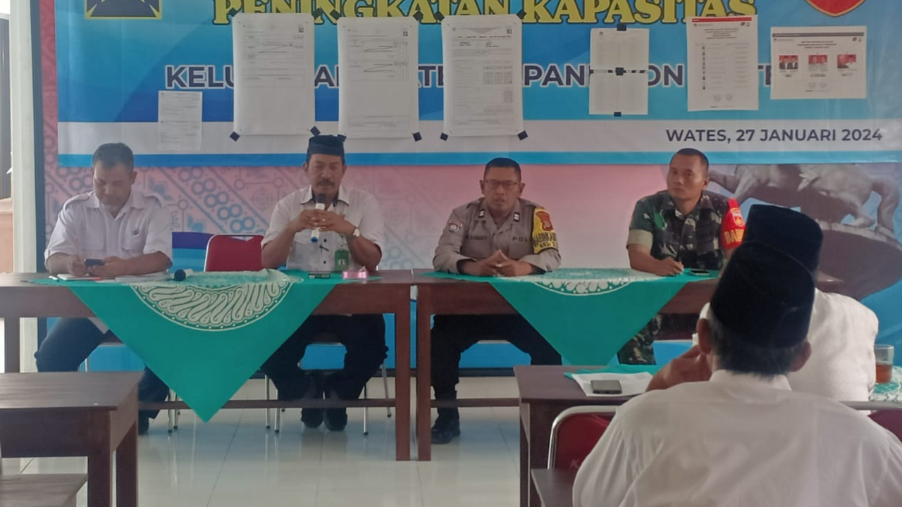 Koordinasi Persiapan Pelaksanaan Pemilu 2024 di Kelurahan Wates