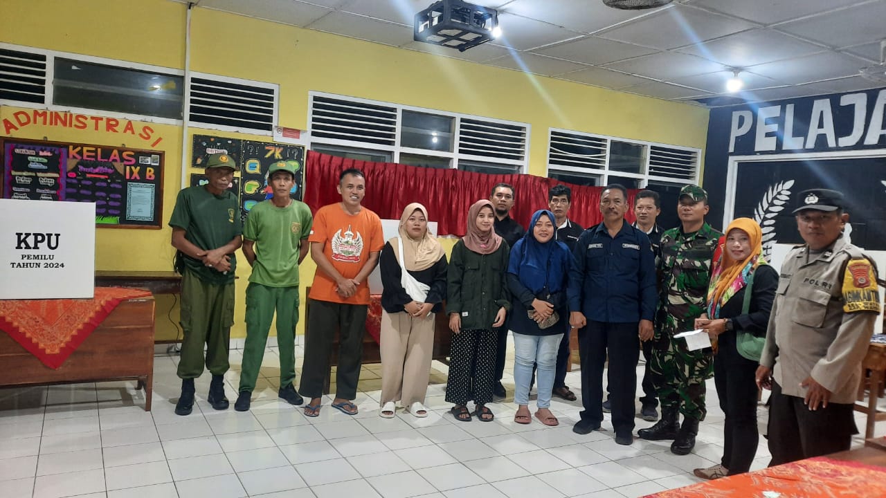 PEMILU TAHUN 2024 DI KELURAHAN WATES BERJALAN LANCAR