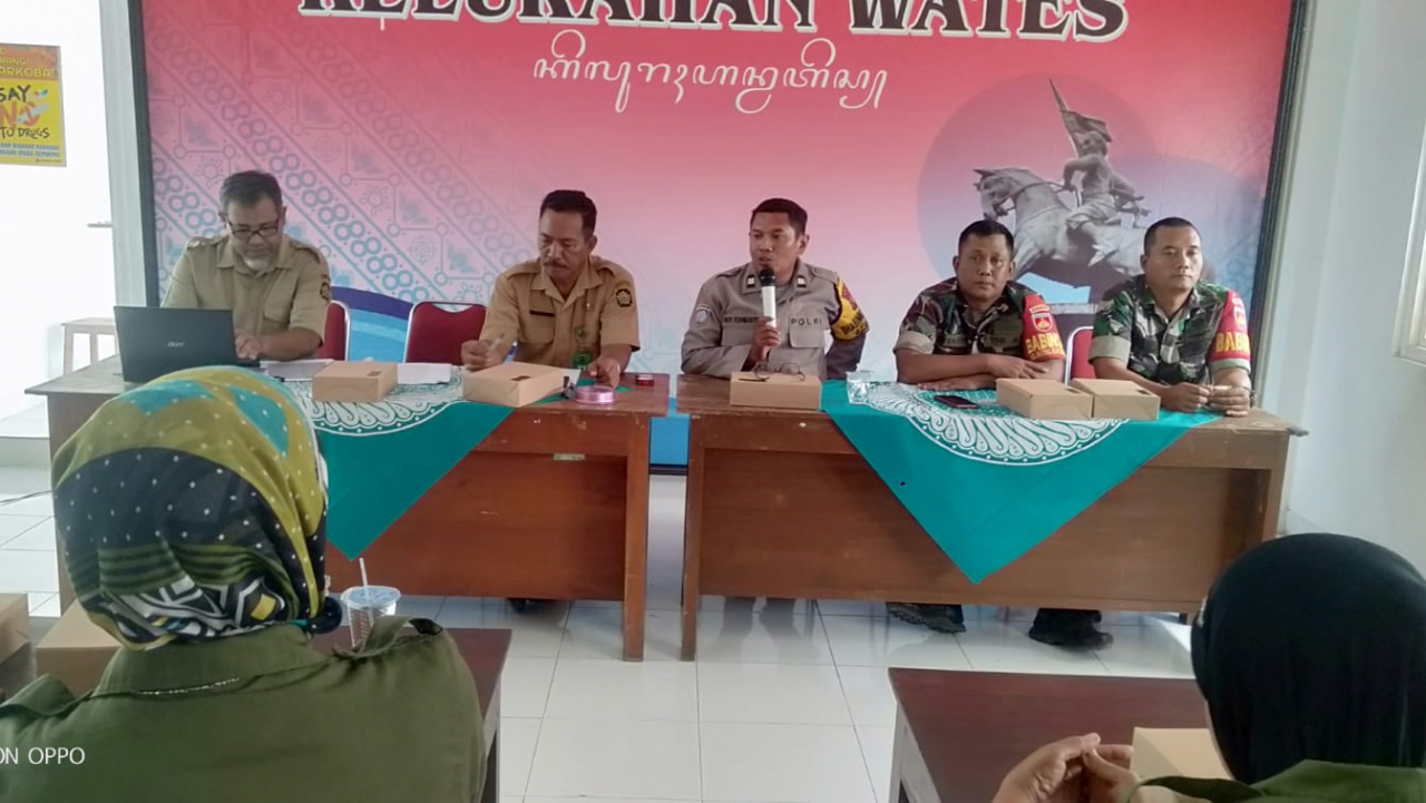 Linmas Kelurahan Wates Siap Sukseskan Pilkada 2024 di Kabupaten Kulon Progo