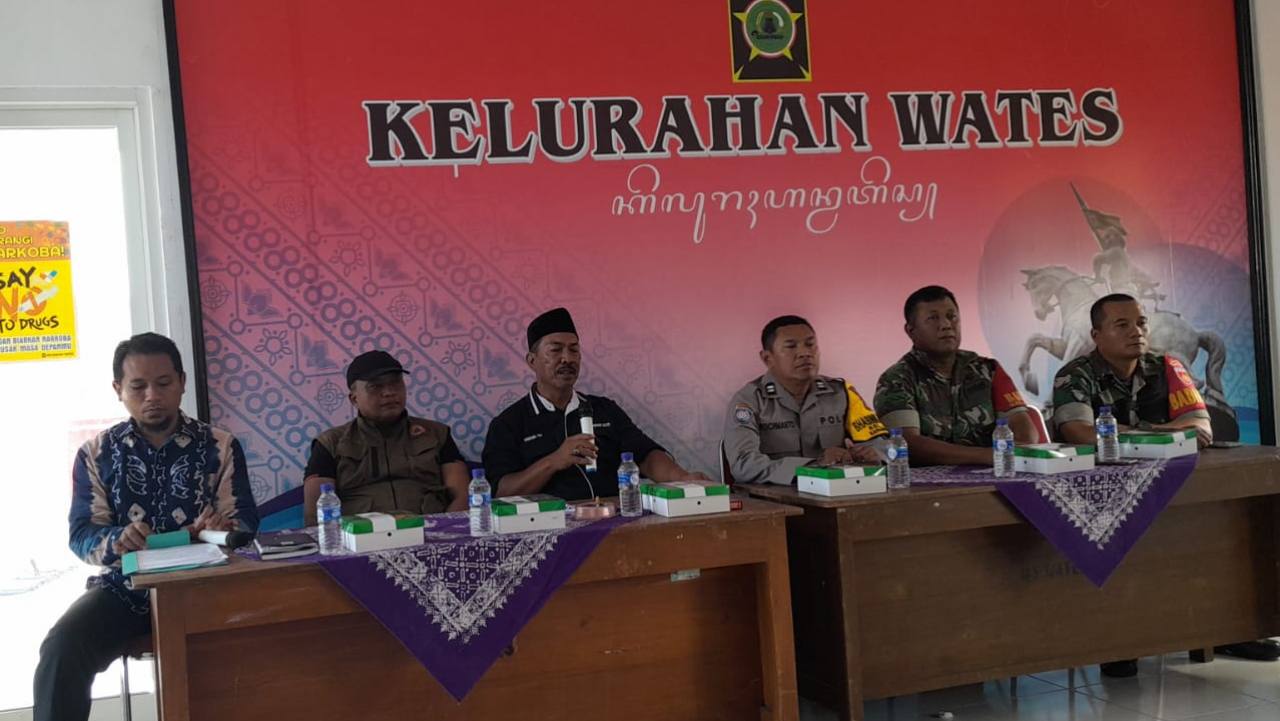 Rapat Koordinasi Kelurahan Tanggap Bencana (Keltana) Kelurahan Wates
