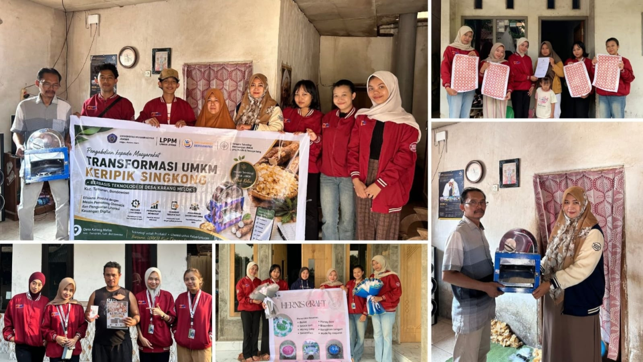 Menelusuri Potensi, Menguatkan UMKM: Langkah KKN UNMUH Jember di Karang Melok