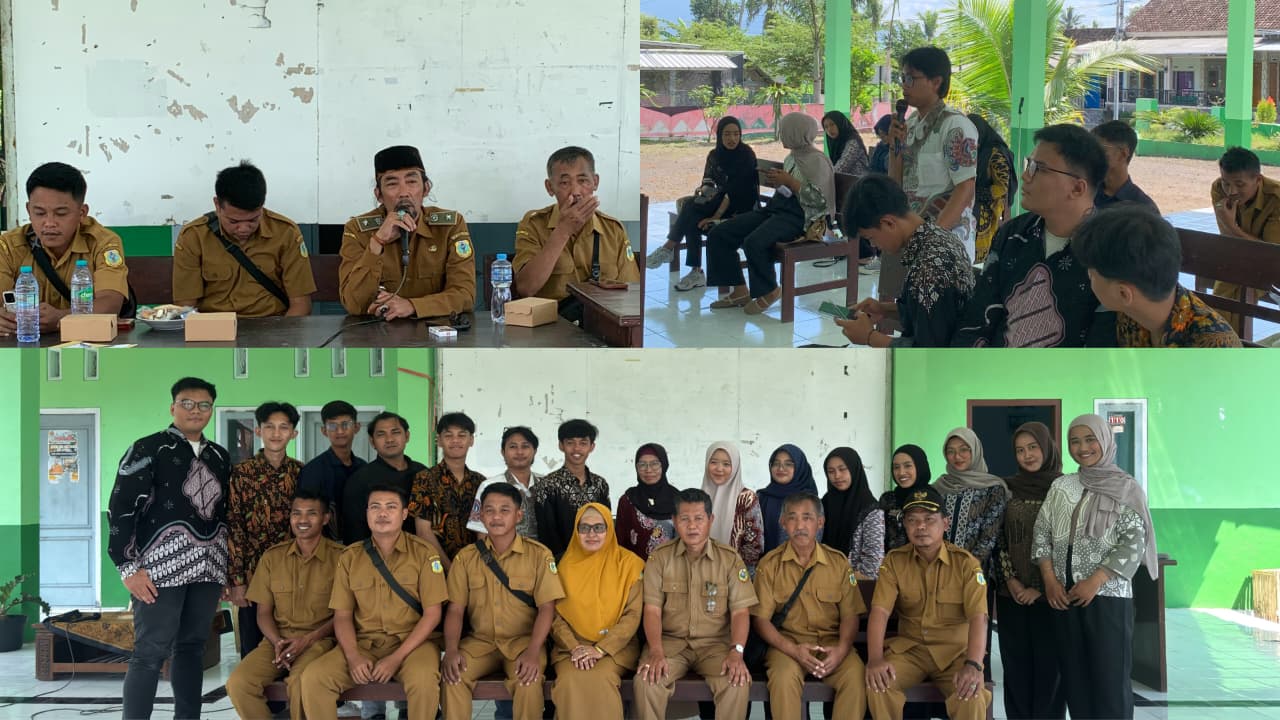Mahasiswa KKN UIN Sunan Ampel Surabaya Gelar Pembukaan dan Diskusi Bersama Pemerintah Desa Karang Melok