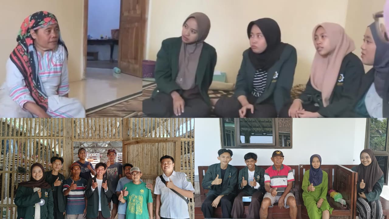 Mahasiswa KKN UINSA Lakukan Pendataan UMKM dan Silaturahmi ke TPQ di Desa Karang Melok