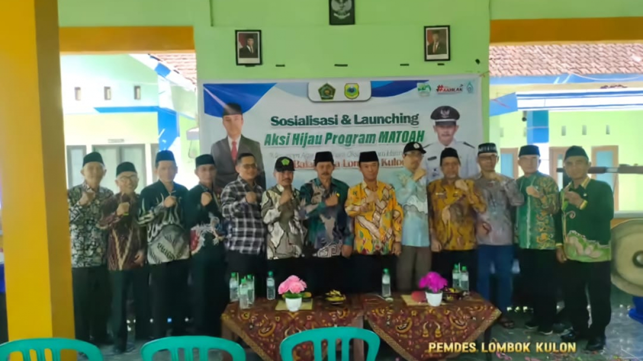 Launching Kampung Pohon Matoa di Desa Lombok Kulon