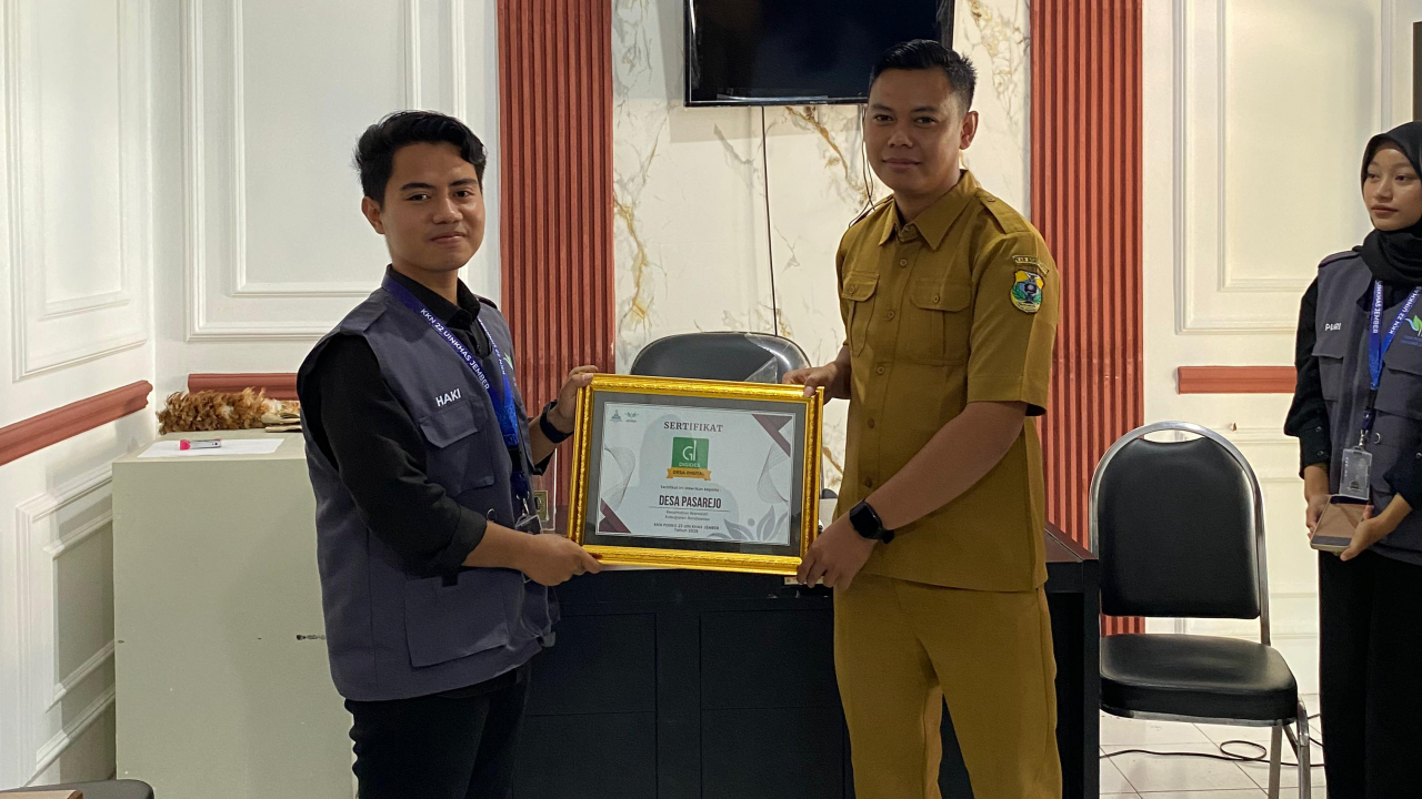 Website Desa Pasarejo Resmi Diserahkan oleh KKN UIN KHAS Jember