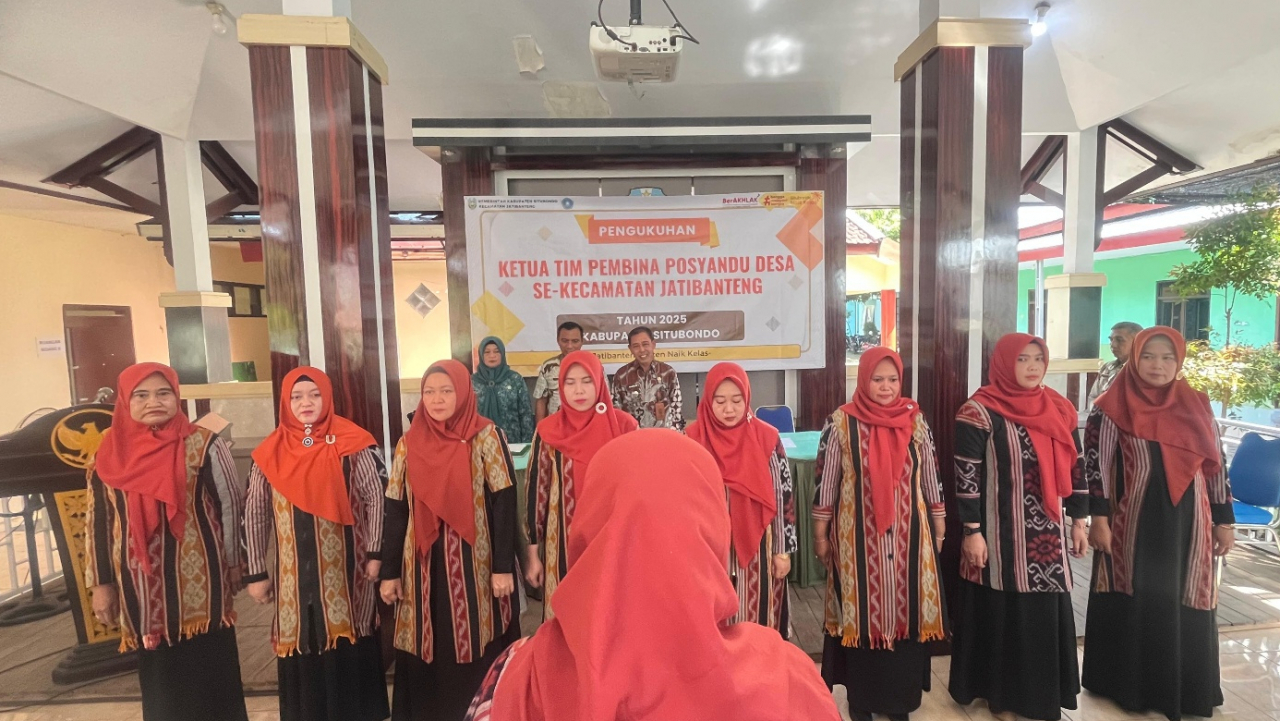Pengukuhan Tim Pembina Posyandu Desa se-Kecamatan Jatibanteng Tahun 2025: "Jatibanteng Paten Naik Kelas"