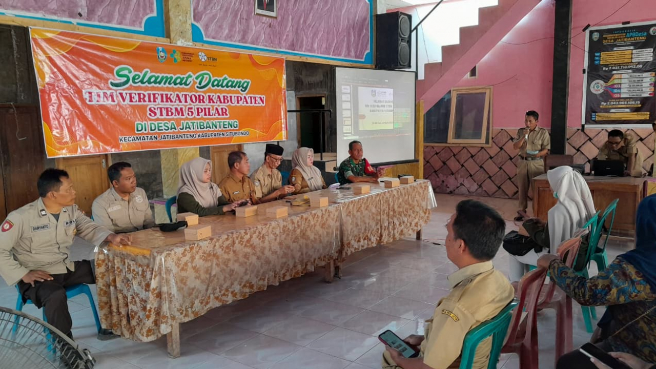Verifikasi STBM 5 Pilar di Desa Jatibanteng, Situbondo