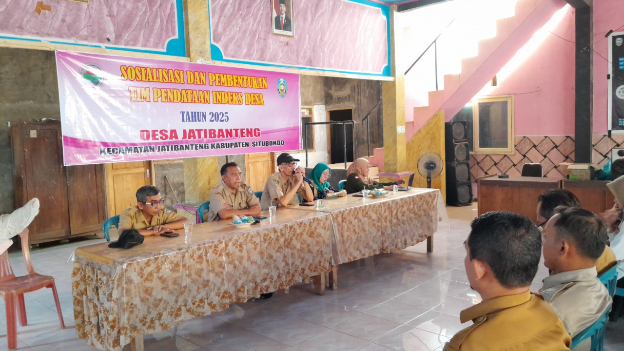 Sosialisasi dan Pembentukan Tim Pendataan Indeks Desa (ID) Tahun 2025 di Desa Jatibanteng