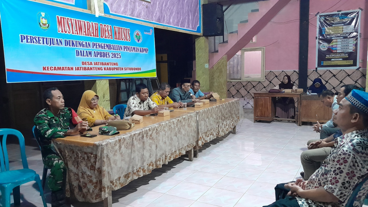 Musyawarah Desa Jatibanteng Sepakati KDMP di APBDes 2025