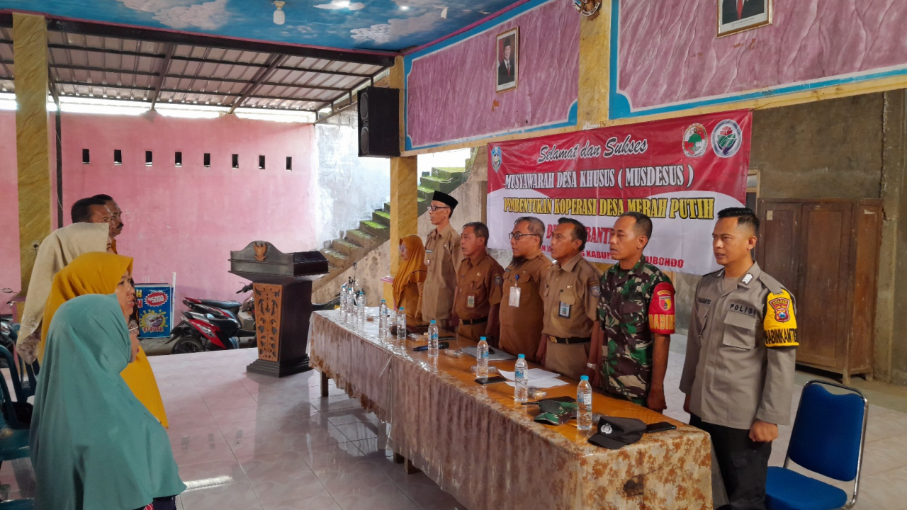 Musyawarah Desa Khusus Pembentukan Koperasi “Merah Putih” di Desa Jatibanteng