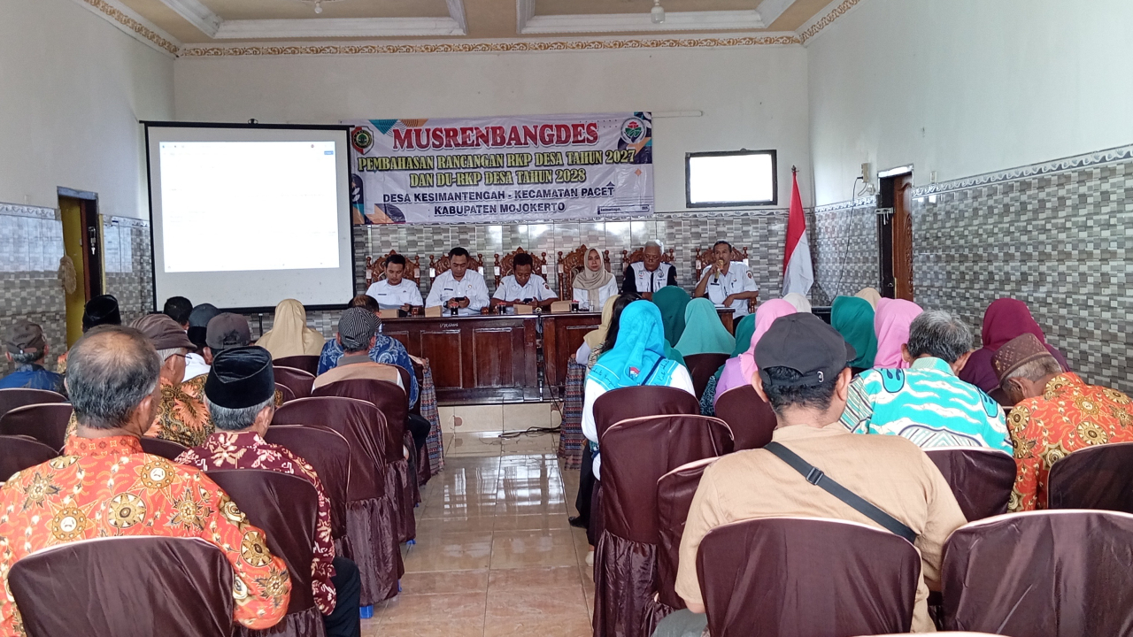 Musrenbangdes Kesimantengah: Menyusun Prioritas Pembangunan 2027, Menyiapkan Masa Depan Desa