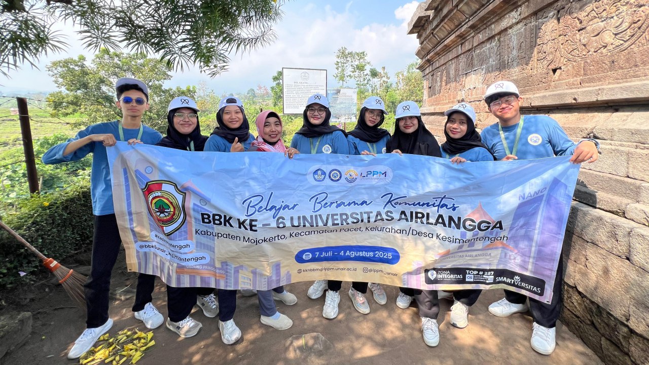 Bangkitkan Cinta Budaya! BBK 6 UNAIR Gelar Aksi CANDIKARA di Candi Kesimantengah
