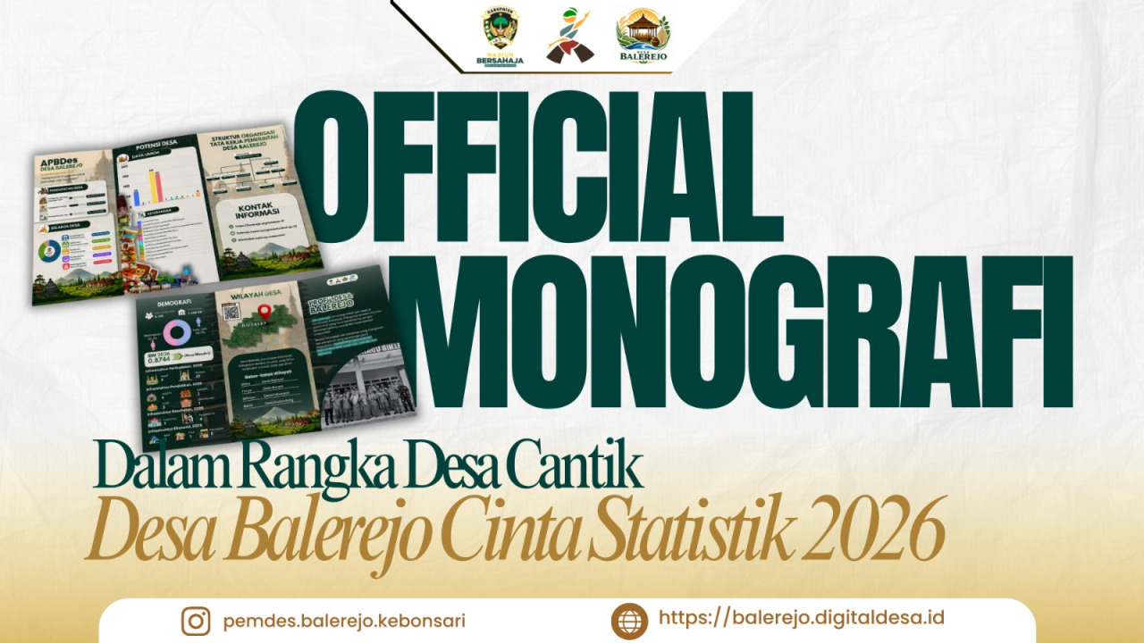 Monografi Desa Balerejo tahun 2026