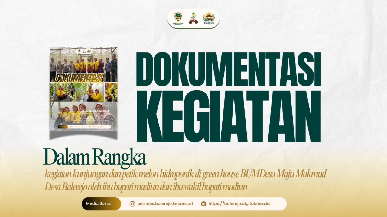 Kunjungan Ibu Bupati dan Ibu Wakil Bupati Madiun ke Green House BUMDesa Maju Makmud Desa Balerejo