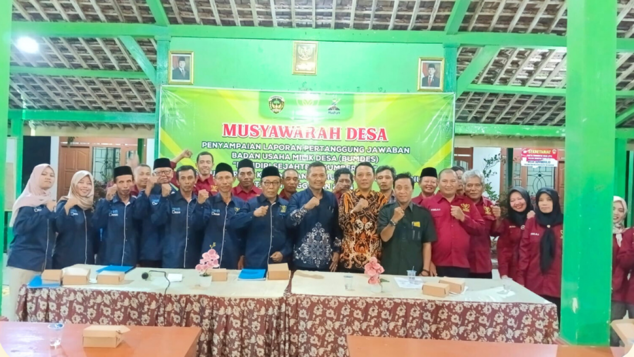 Transparansi dan Akuntabilitas BUMDes: Musyawarah Desa Sumberejo Bahas Laporan Pertanggungjawaban Tahun Anggaran 2024