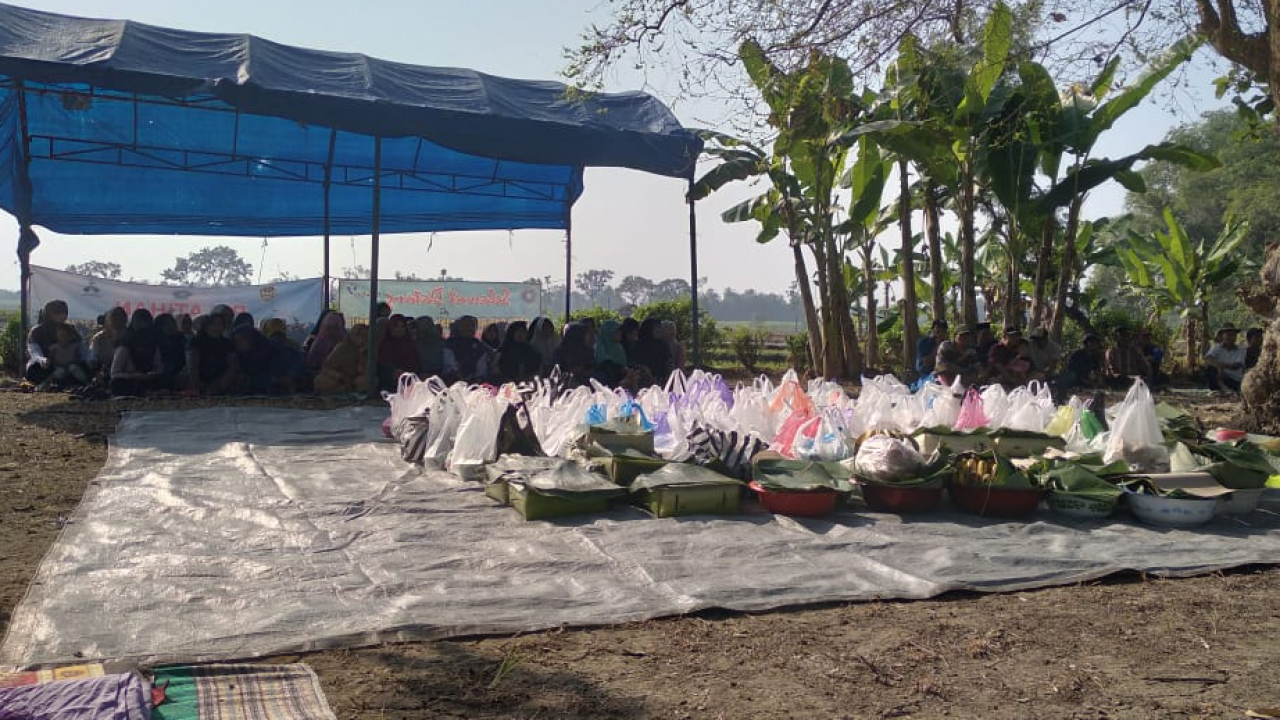 shodaqohan bersih Dusun Ngakar