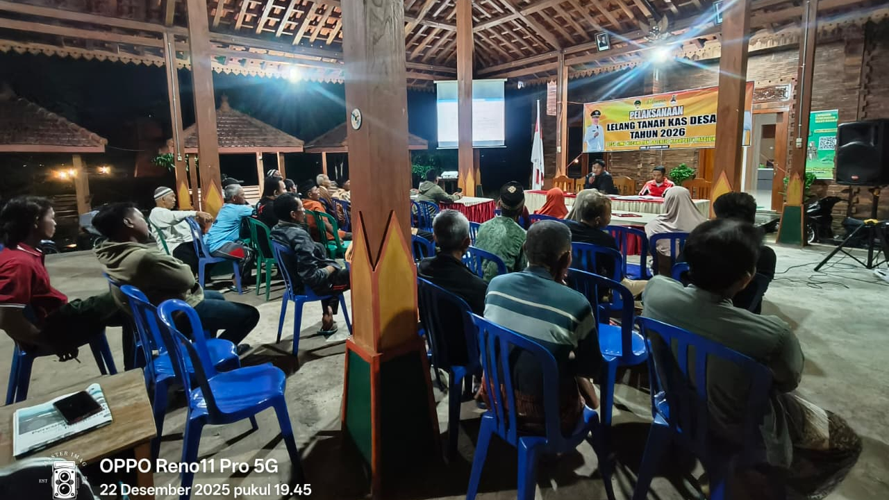 PELAKSANAAN LELANG TERBUKA PENGGARAP TKD (sawah) MURNI DESA SIMO UNTUK TA 2026