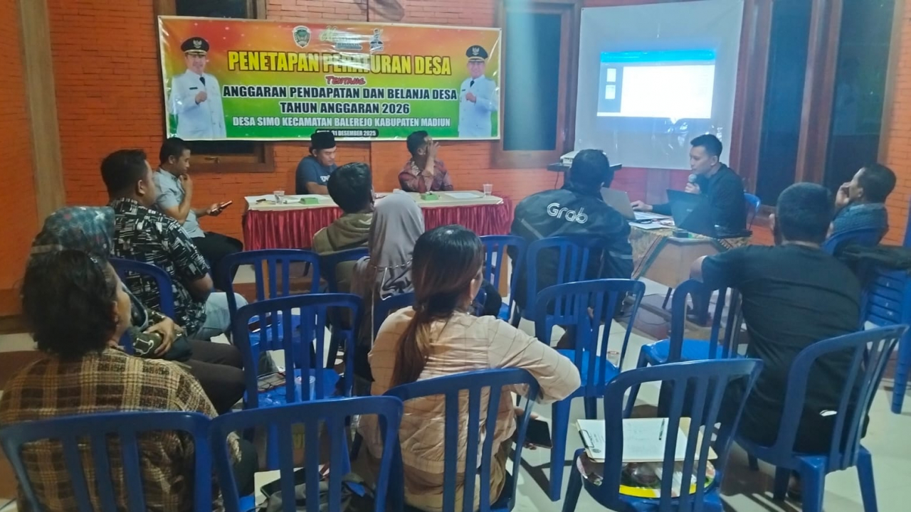 MUSYAWARAH DESA PENETAPAN PERDES APBDES TA 2026