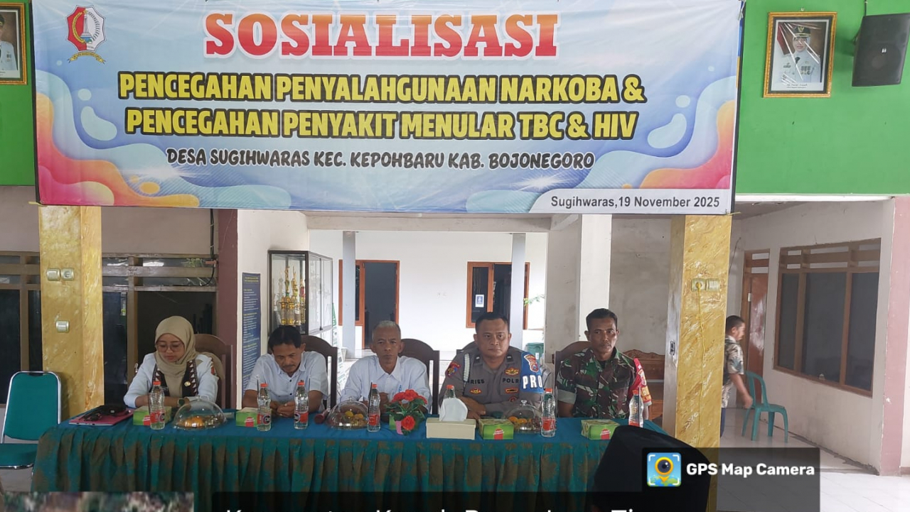 Sosialisasi Pencegahan Penyalahgunaan Narkoba & Penyakit Menular TBC.HIV di Desa Sugihwaras