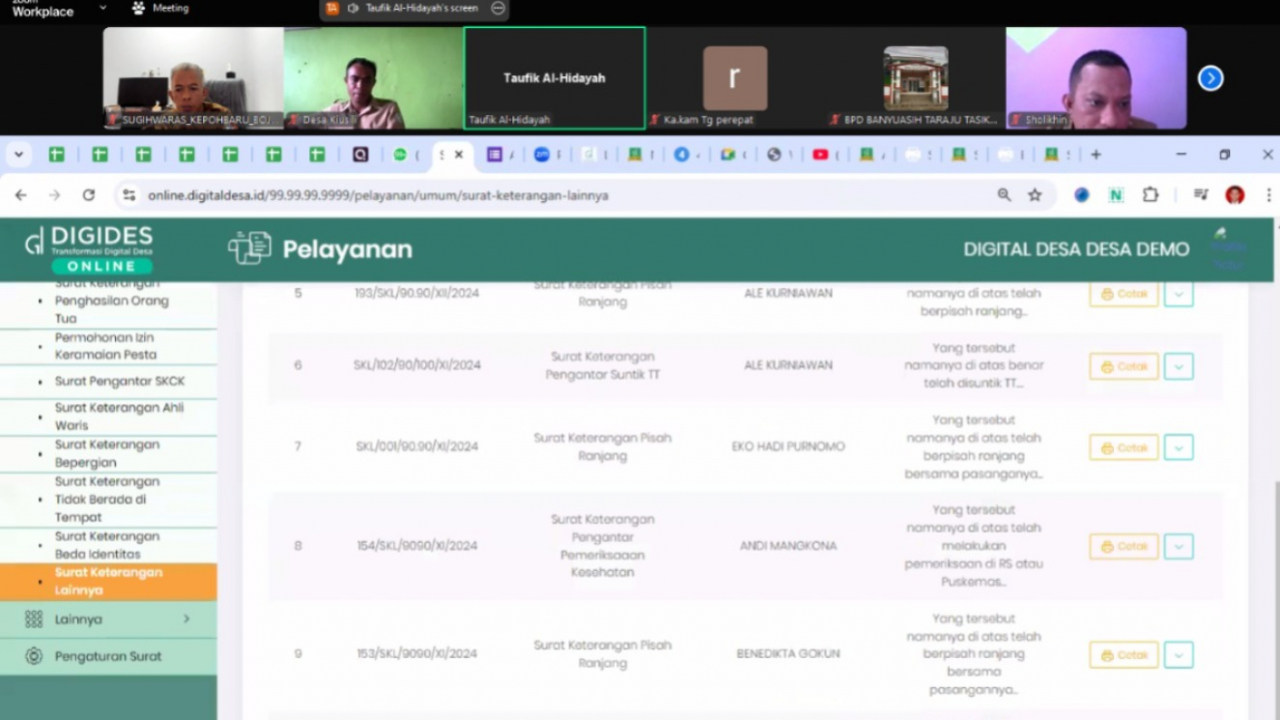 Menuju Desa Digital: Webinar di Desa Sugihwaras, Bojonegoro