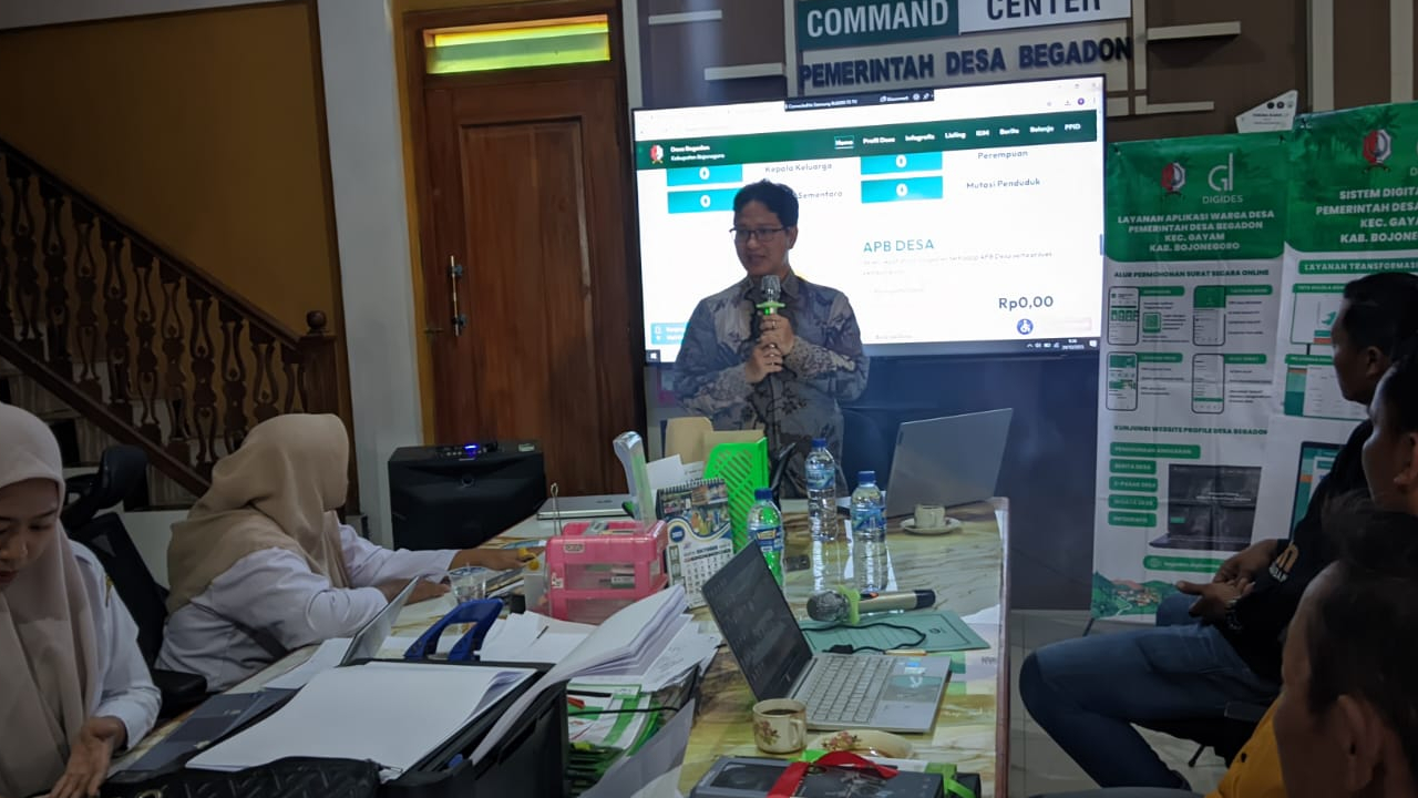 Sosialisasi Digides: Desa Begadon Berdaya dengan Digital