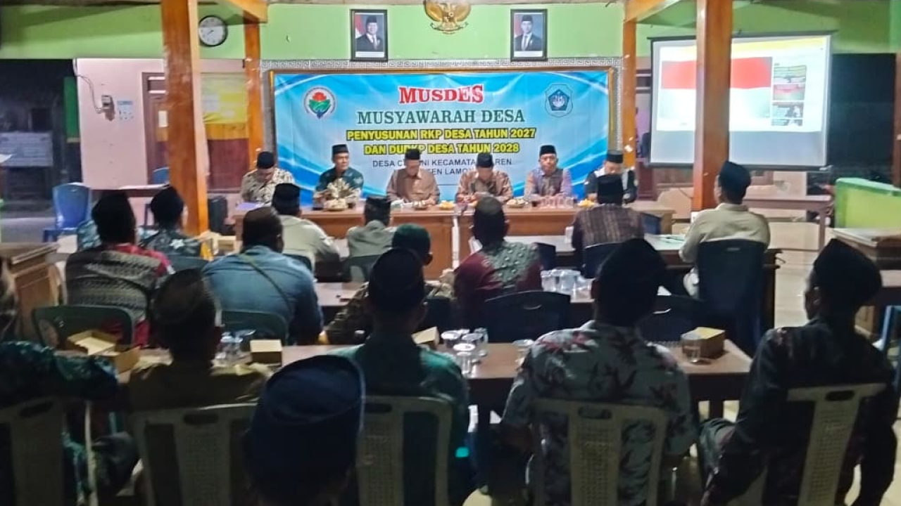 Musyawarah Desa Centini Penetapan Perubahan APBDesa Tahun Anggaran 2026
