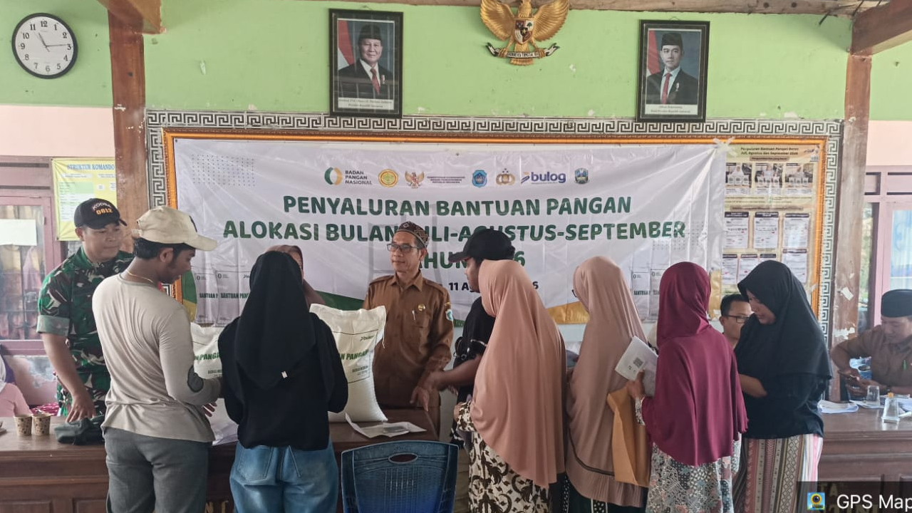 Pemdes Centini Laren Lamongan Salurkan Bantuan Pangan Alokasi Juli, Agustus, dan September 2026
