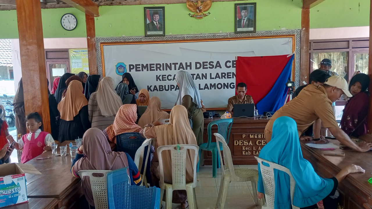Sinergi Desa Centini, Kecamatan Laren, dan Disdukcapil Lamongan Hadirkan Layanan Jemput Bola Rekam E-KTP dan Aktivasi IKD