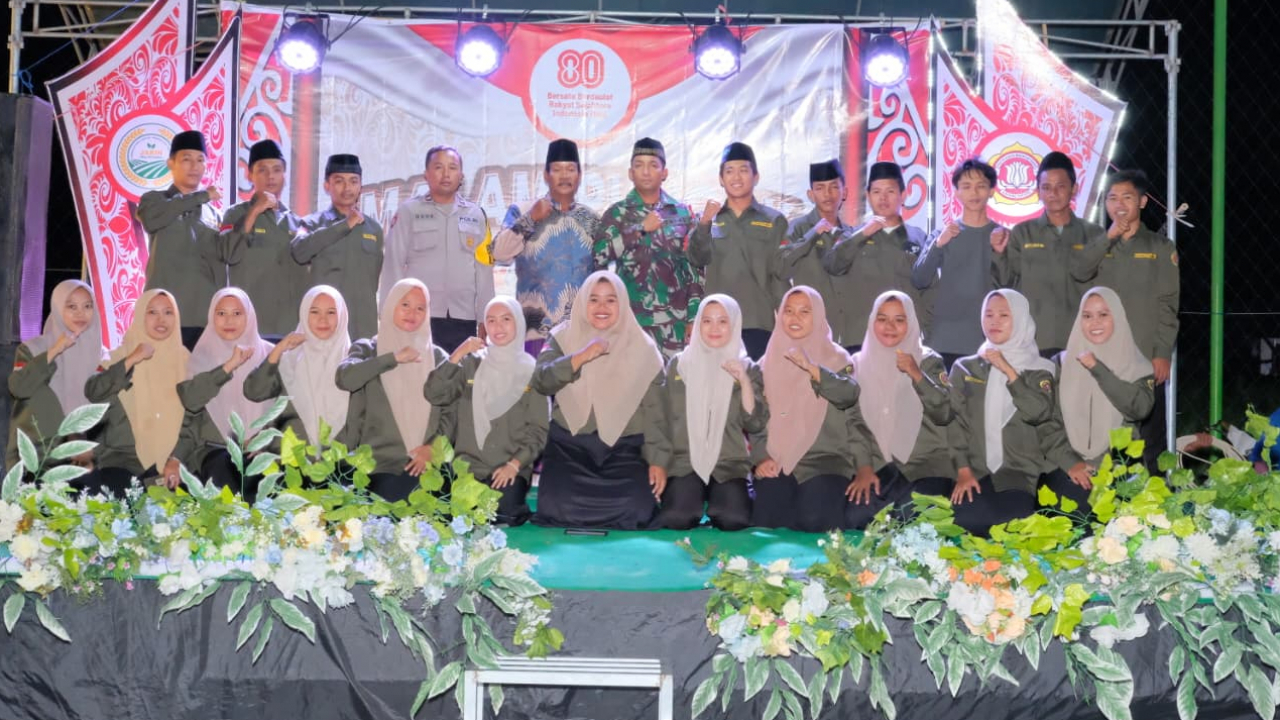Karang Taruna Desa Jarin Meriahkan HUT ke-80 RI dengan Lomba dan Jalan Sehat