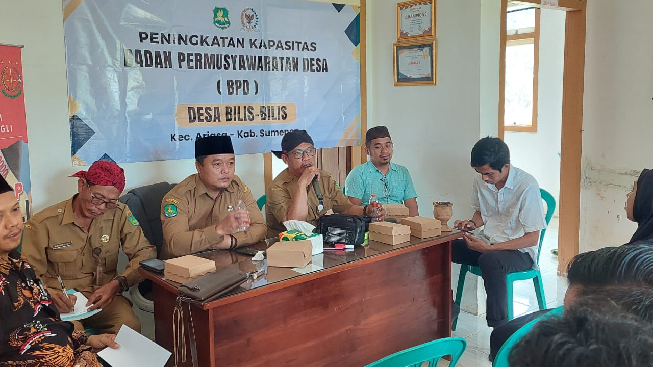 Peningkatan Kapasitas BPD Desa Bilis-bilis Kecamatan Arjasa