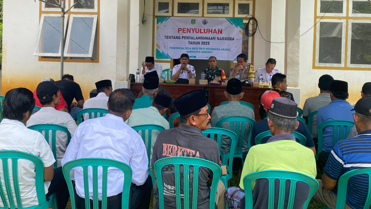 Penyuluhan Narkoba dan Narkotika Desa Bilis-bilis Kecamatan Arjasa Kabupaten Sumenep