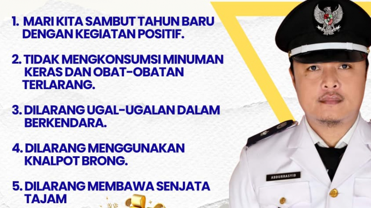 Himbauan Pemerintah Desa Bilis-bilis Menjelang Tahun Baru