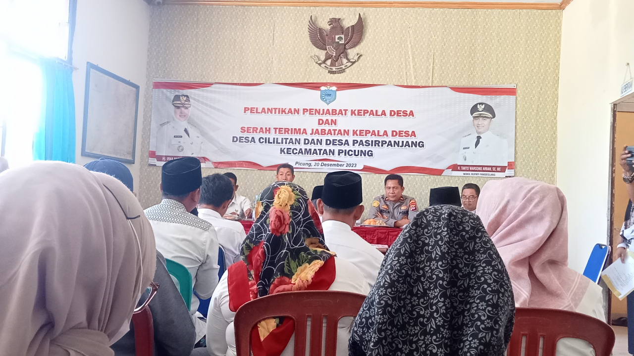 Pelantikan dan Serah Terima Pejabat Kepala Desa Cililitan dan Desa Pasirpanjang Kec.Picung