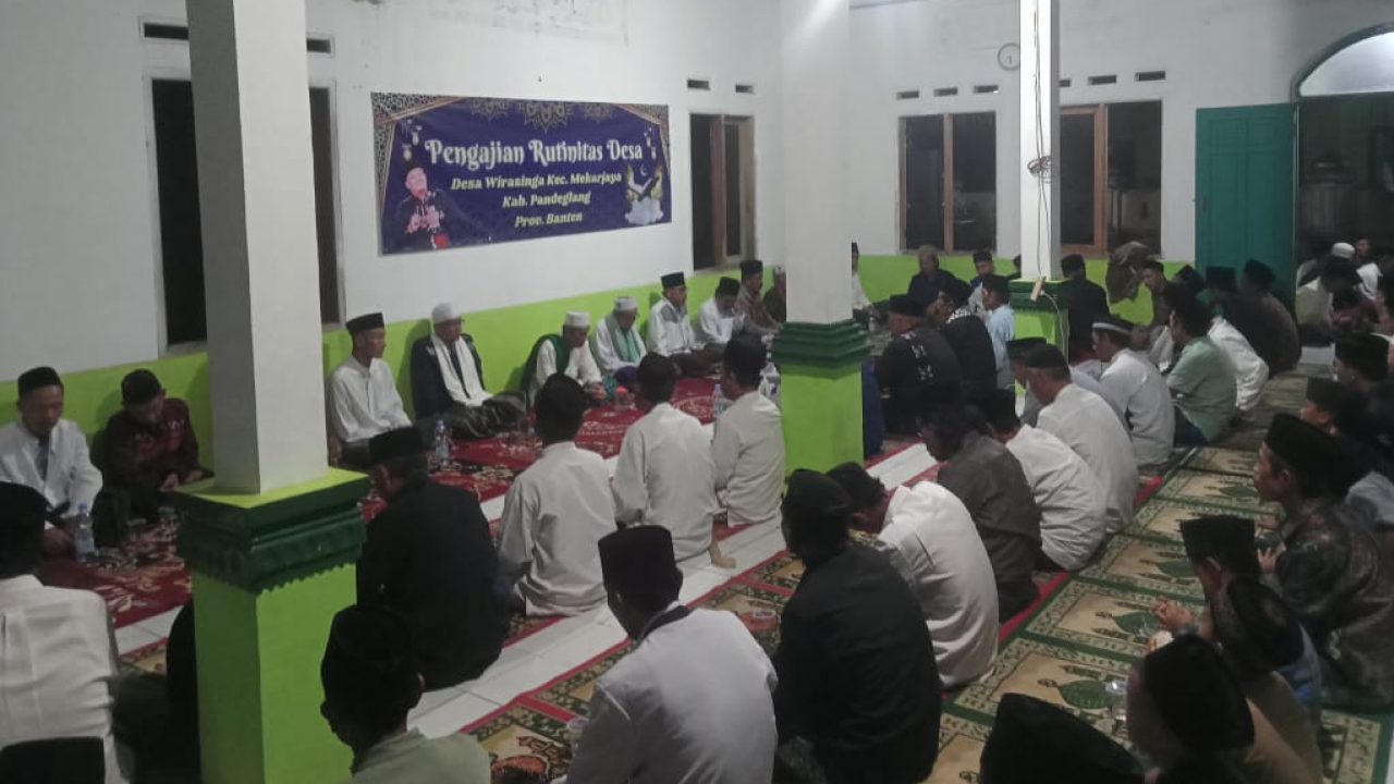 Kegiatan Pengajian Rutin Bulanan Desa