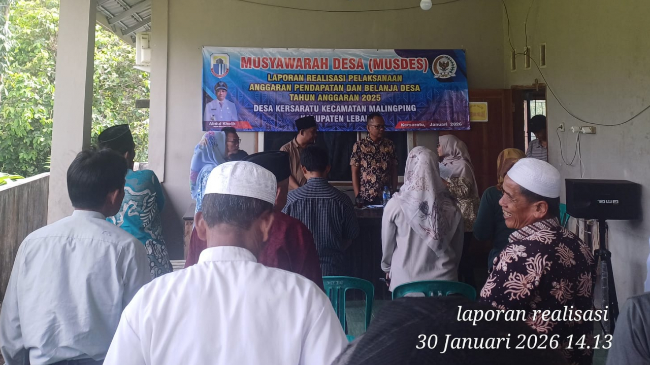 Musyawarah Desa Penetapan LRA TA 2025
