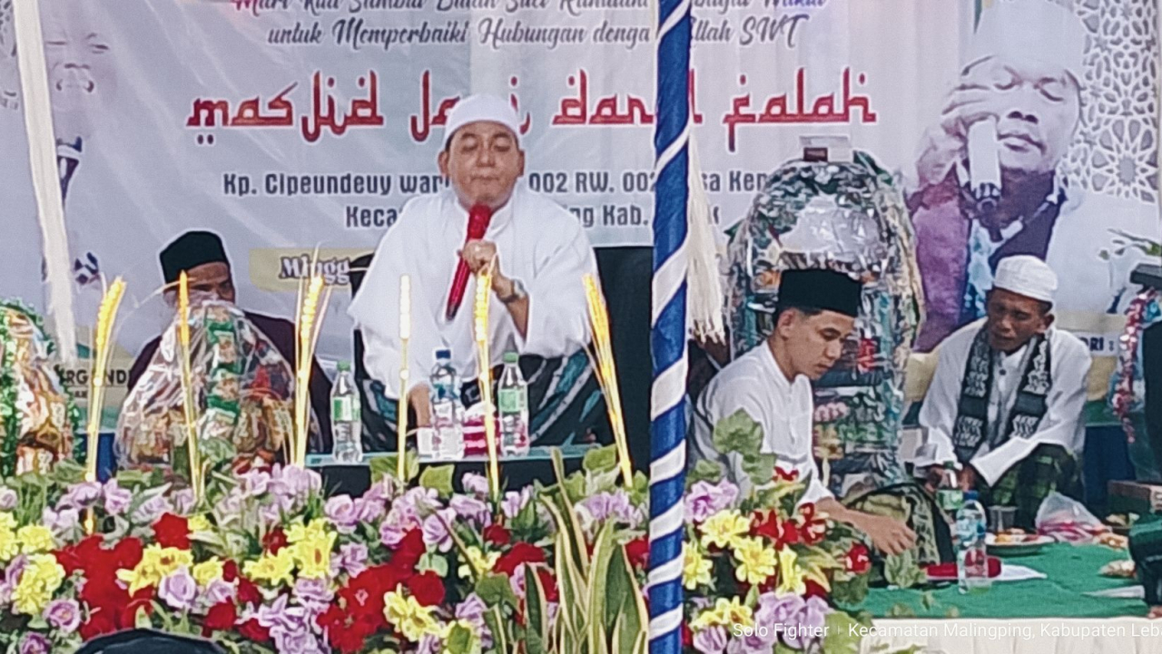 Pemerintah Desa Kersaratu Menggelar Acara Penutupan Pengajian Akbar di Masjid Darul Falah Tingkat Desa