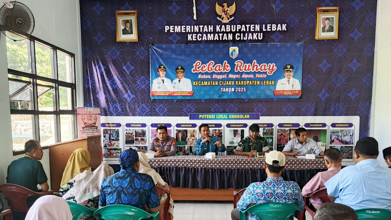 Rapat Koordinasi Program dan Kegiatan di Kecamatan Cijaku