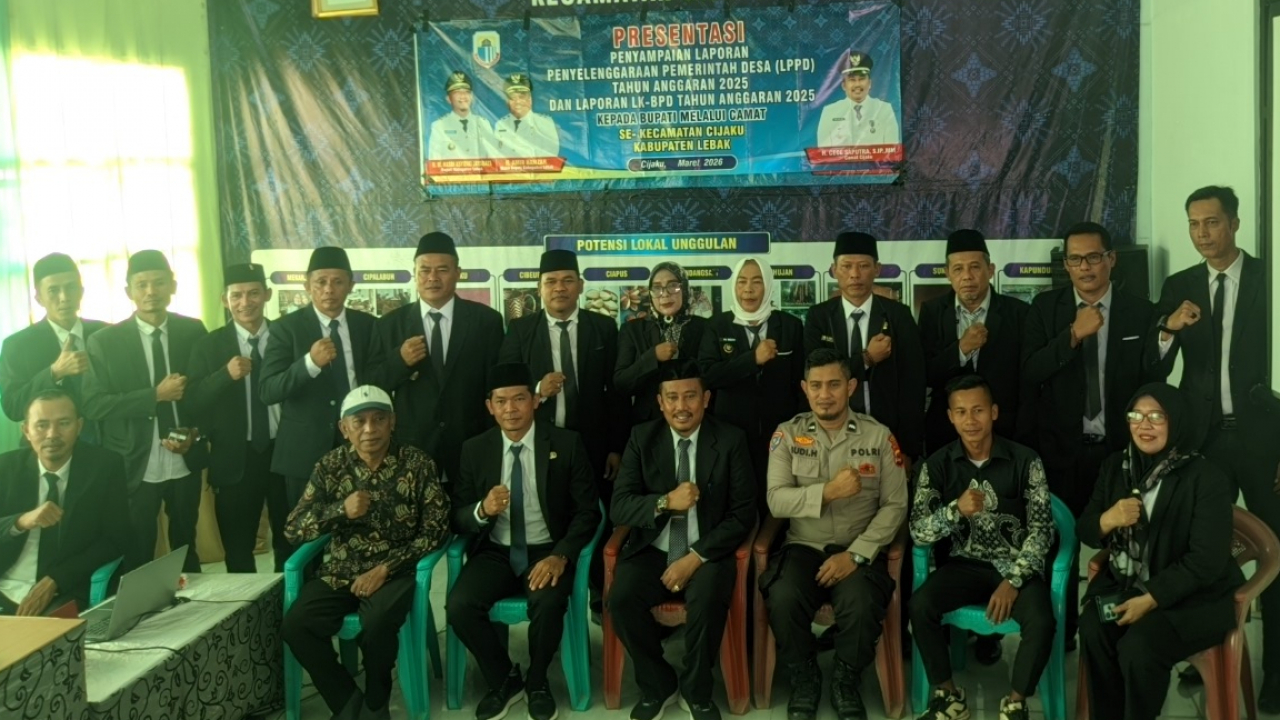 LPPD & Kinerja BPD Cijaku Dievaluasi di Aula Kecamatan