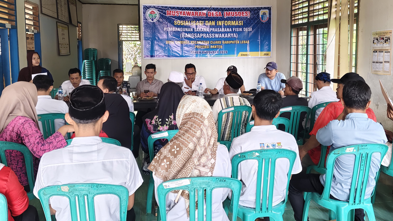 MUSYAWARAH DESA PEMBANGUNAN SARANA PRASARANA FISIK  (BANGSAPRASSWAKARYA )