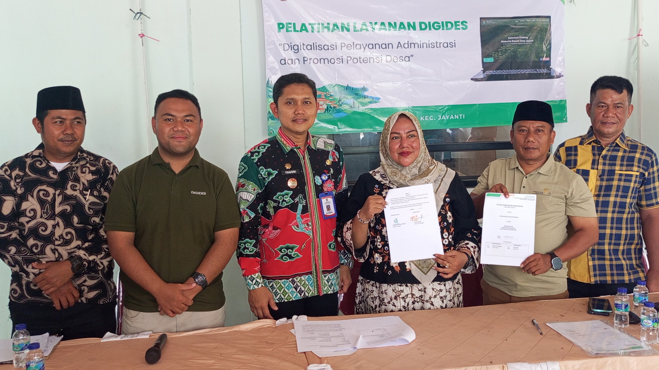 SOSIALISASI PELAYAN ONLINE DESA DIGITAL JAYANTI