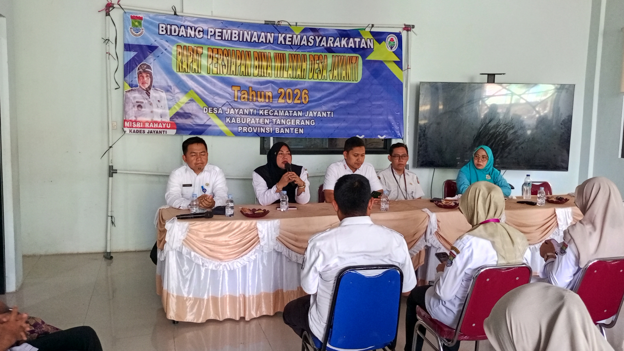 RAPAT PERSIAPAN BINA WILAYAH DESA JAYANTI
