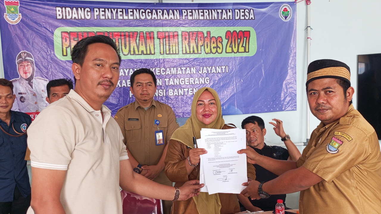 PEMBENTUKAN TIM PENYUSUN RKPDes TAHUN 2027 DESA JAYANTI