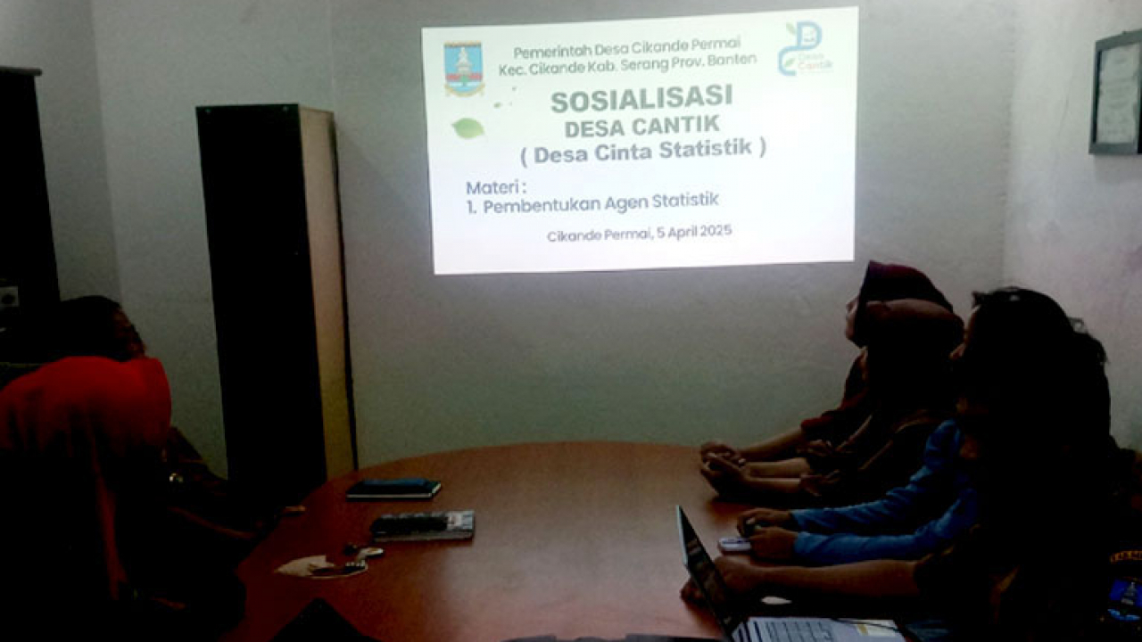 Identipikasi Kebutuhan dan Pembinaan Desa Cantik Dari BPS Kab. Serang