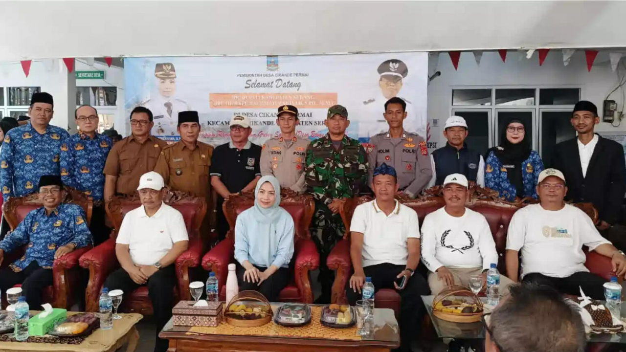 Kunjungan Bupati Serang Ke Desa Cikande Permai