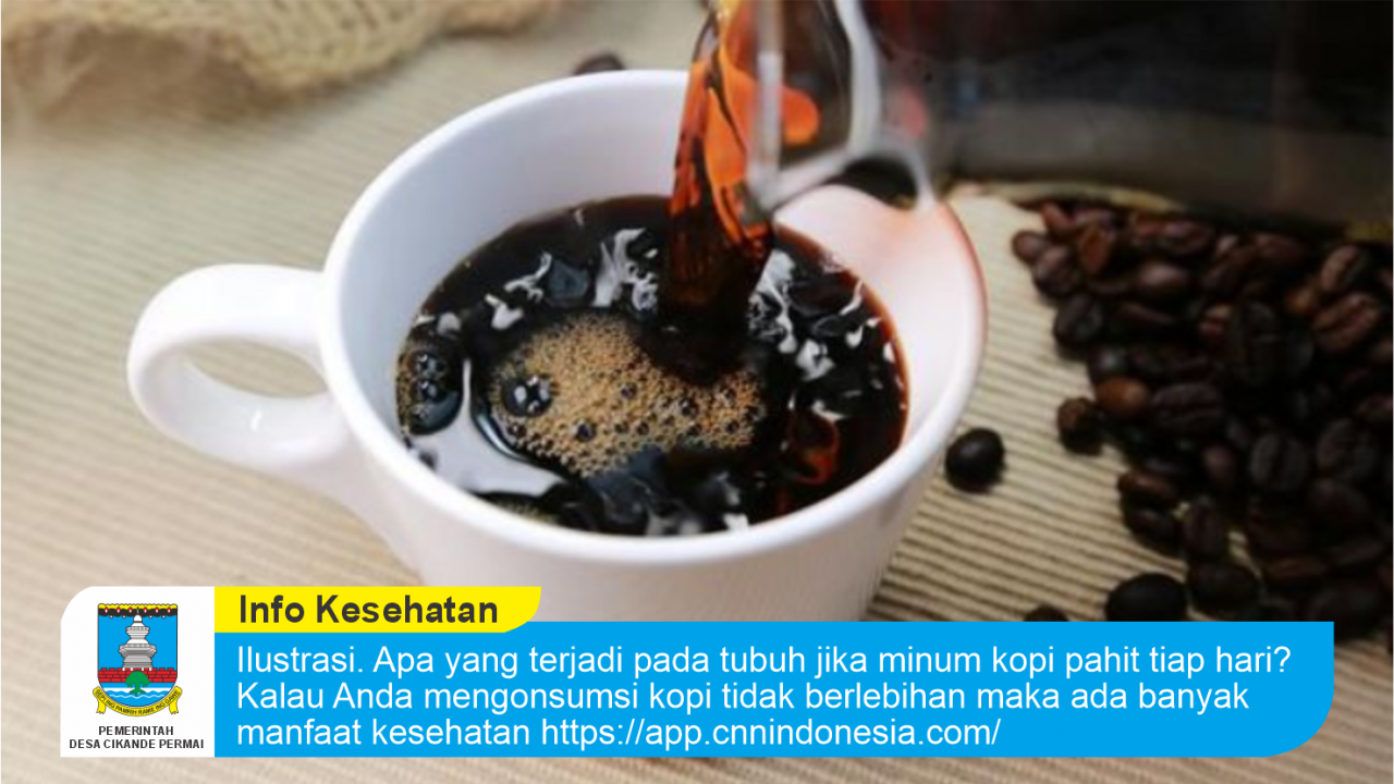 Apa yang terjadi pada tubuh jika minum kopi pahit tiap hari?