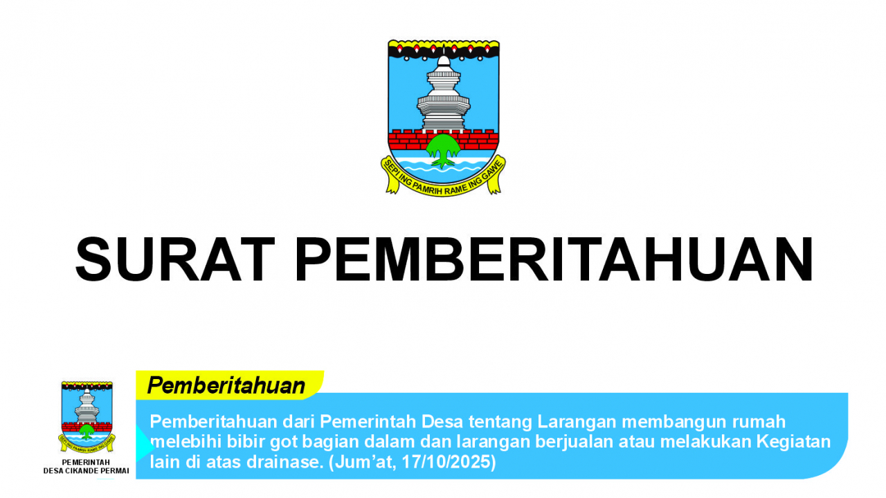 Surat Pemberitahuan