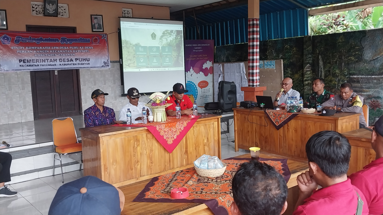 Study Komparatif Desa Puhu ke Desa Perean Kangin