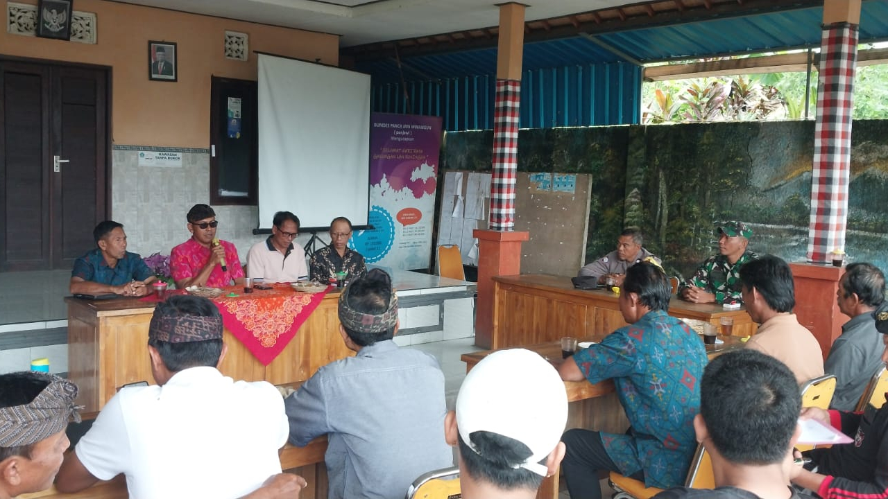 Rapat Koordinasi Pelaksanaan Pengrupukan dan Penyepian Desa Perean Kangin
