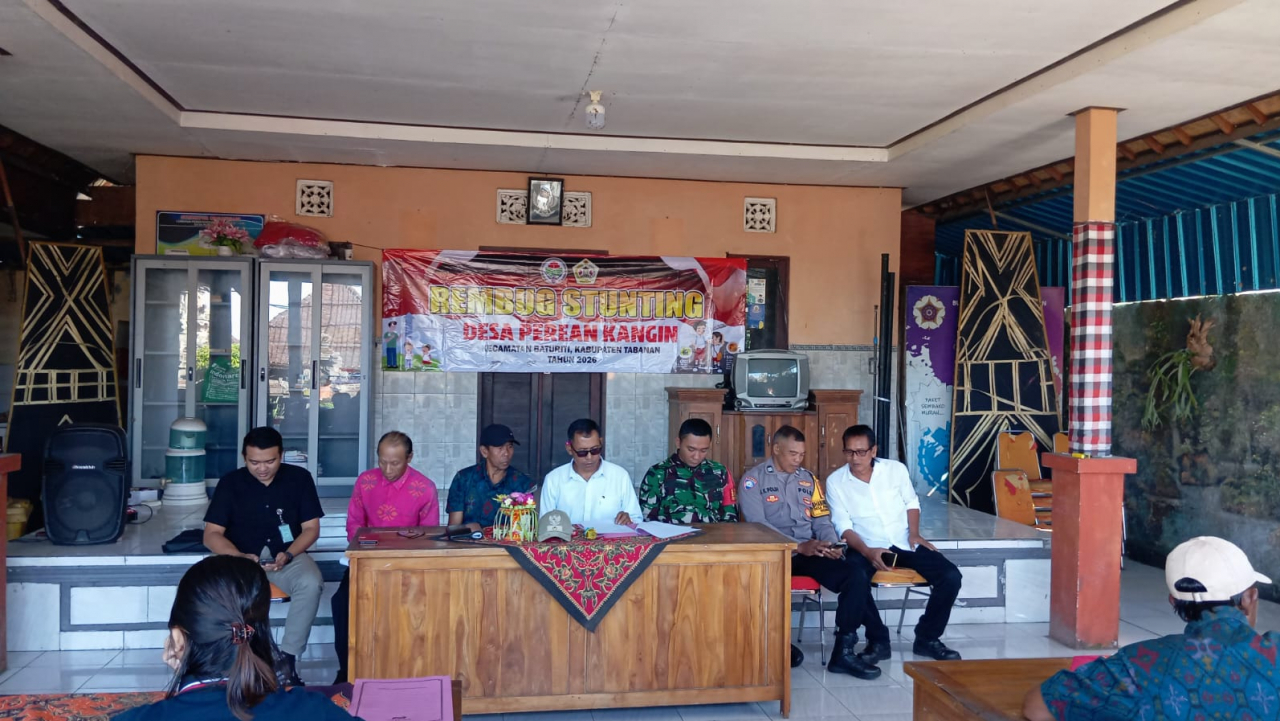 RAPAT REMBUG STUNTING DESA PEREAN KANGIN