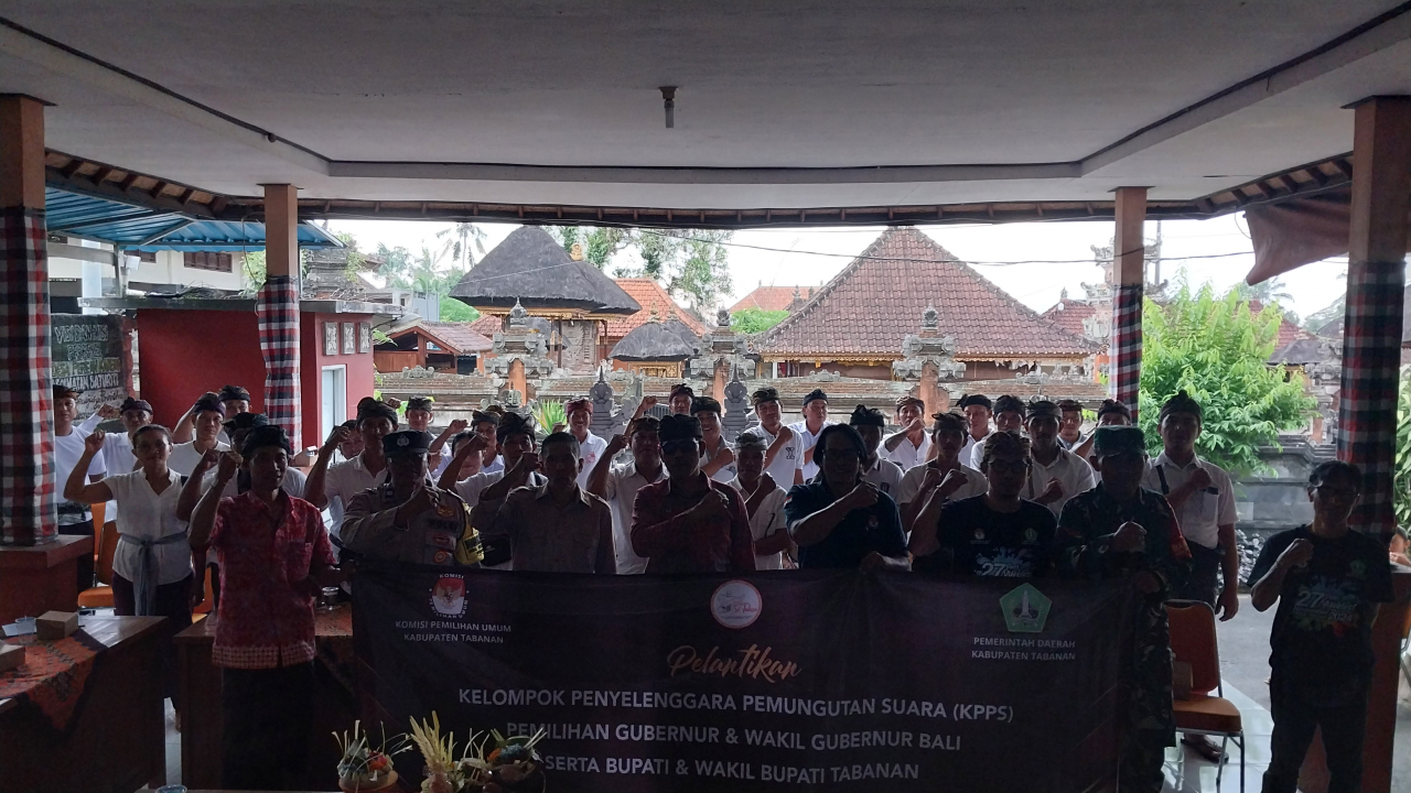Pelantikan KPPS Dalam Rangka Pemilukada 2024